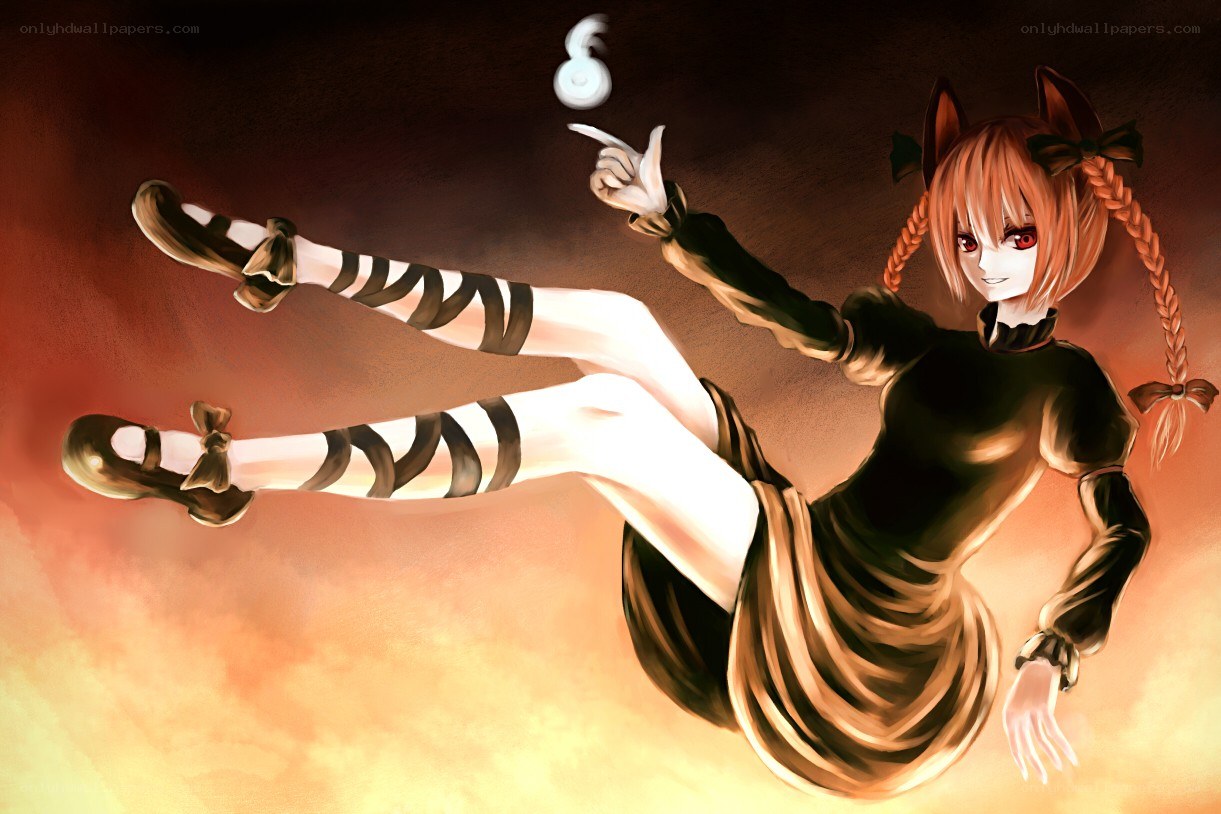 anime girl with cat ears