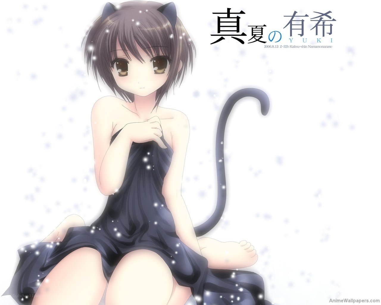 Anime girl with cat ears