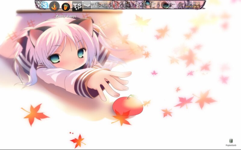 anime girl with cat ears