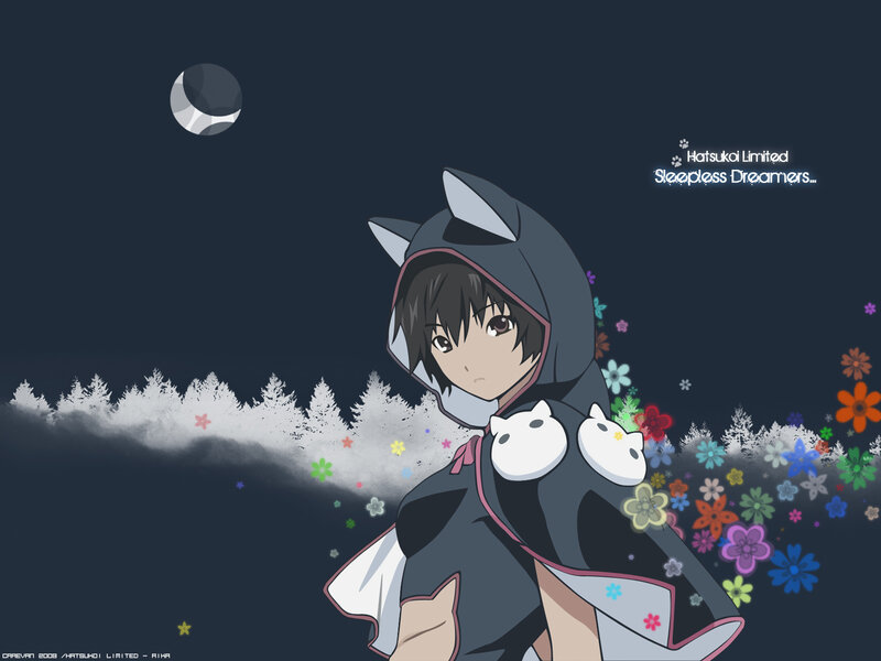 Anime girl with cat ears