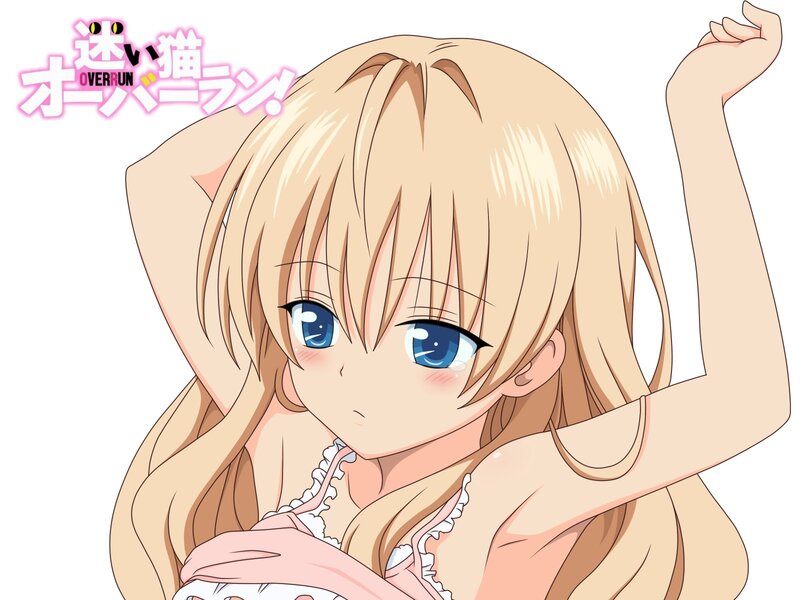 Anime girl with cat ears