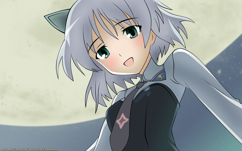 anime girl with cat ears