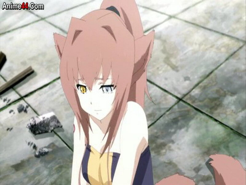 Anime Girl with Cat Ears — Pink, Dramatic