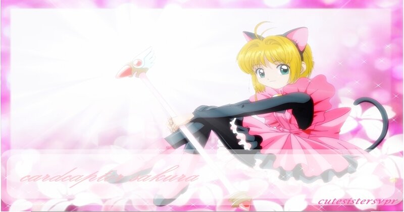 Anime Girl with Cat Ears — Pink, Dreamy, Spring