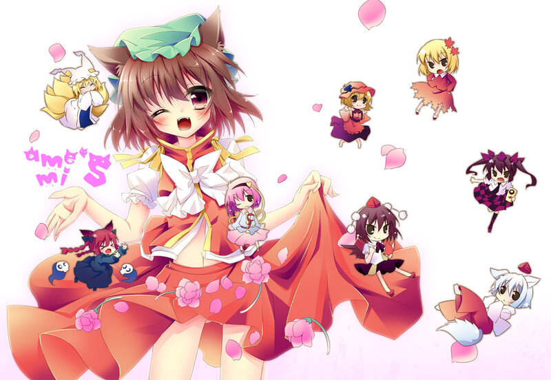 Anime Girl with Cat Ears — Pink, Playful, Spring