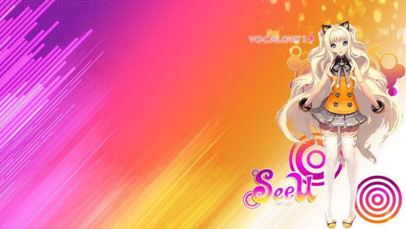 Anime Girl with Cat Ears — Pink, Vibrant