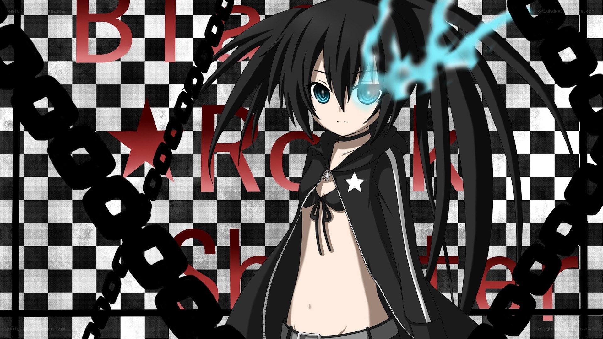anime girl with chains