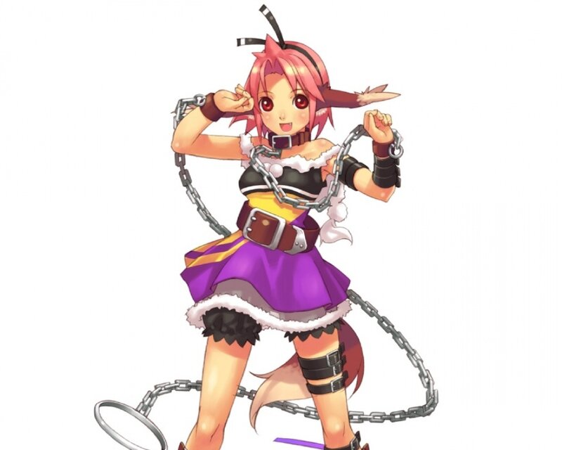 anime girl with chains