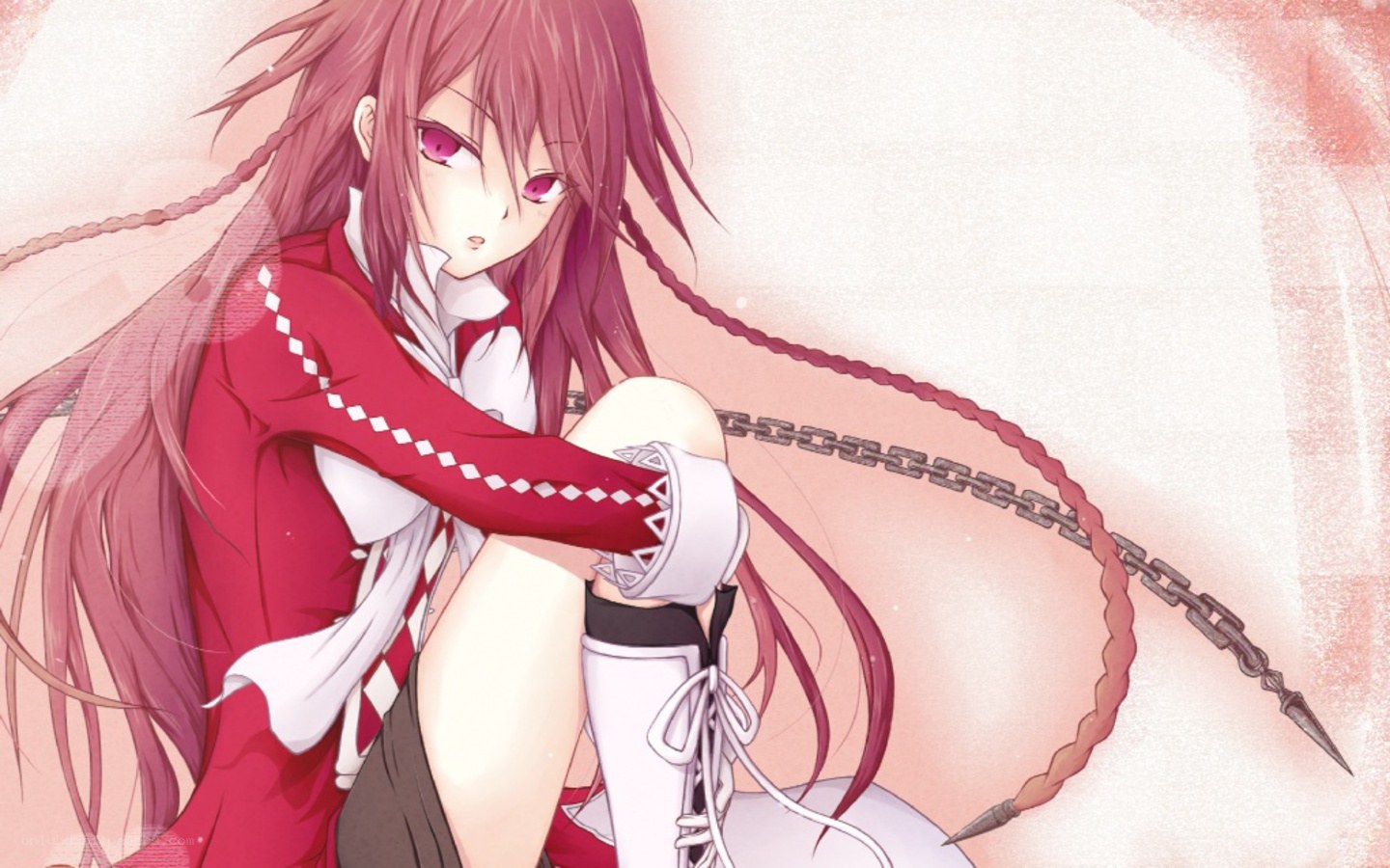 anime girl with chains
