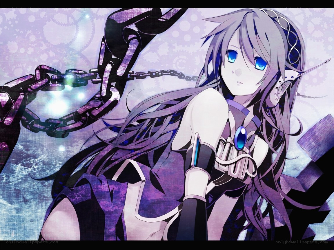 anime girl with chains
