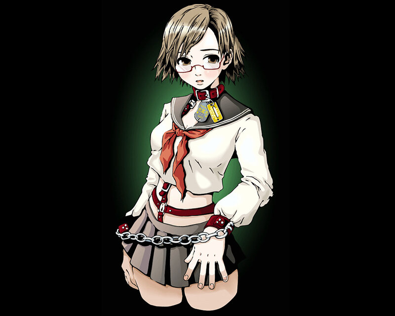 anime girl with chains