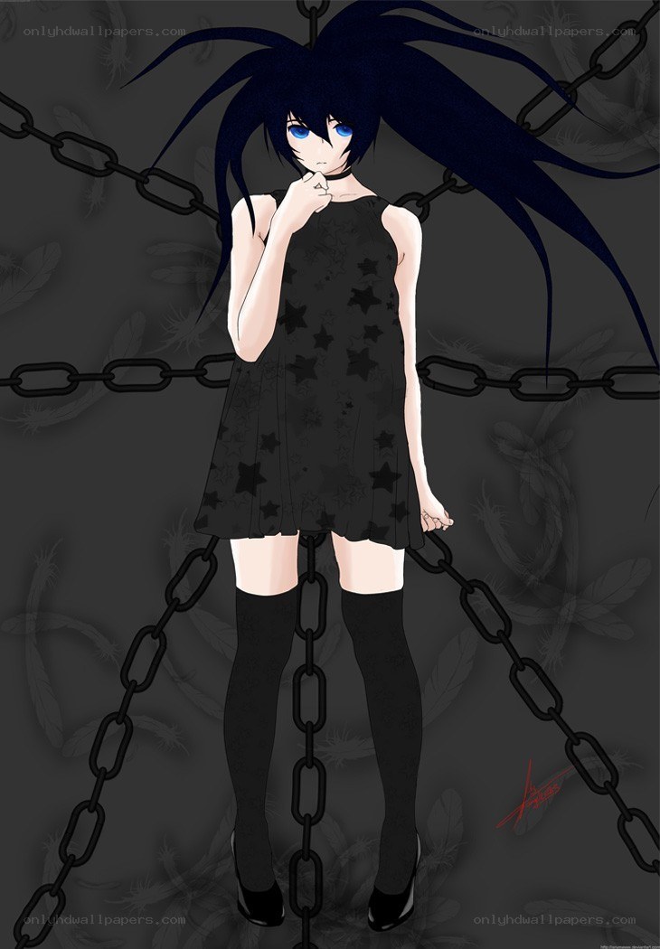 Anime girl with chains