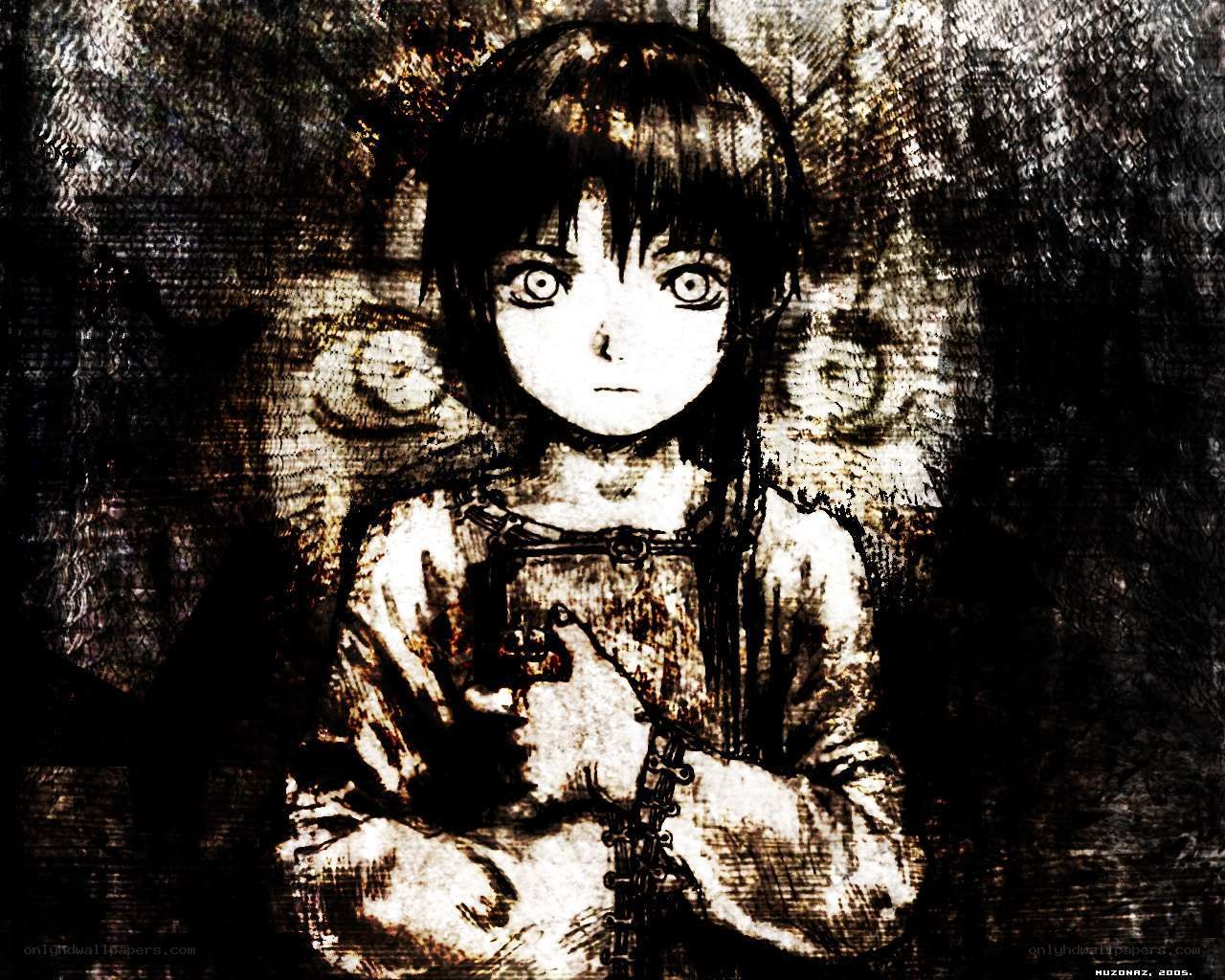 anime girl with chains