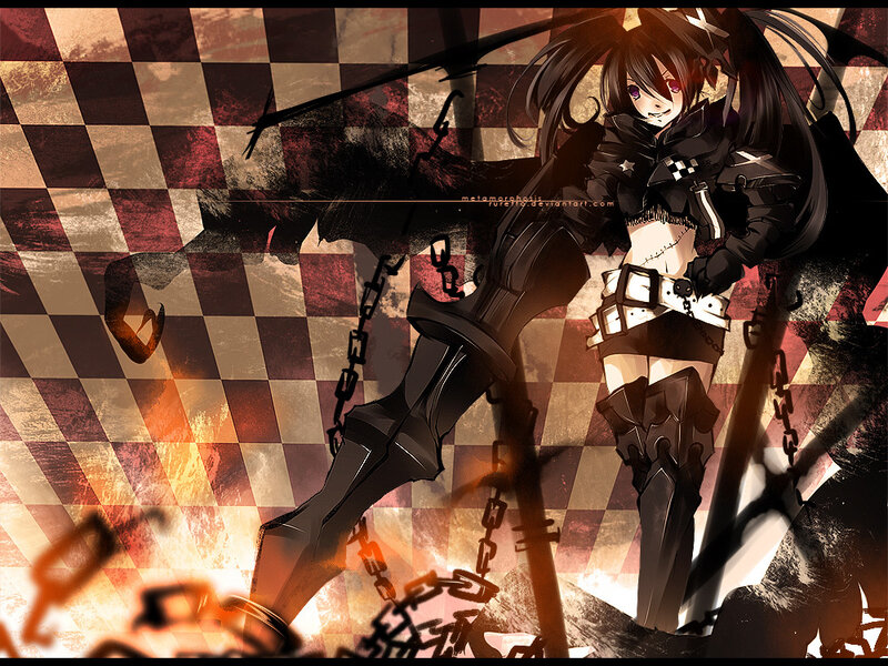 anime girl with chains
