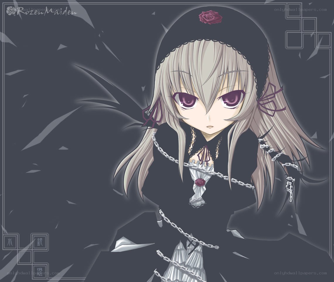 anime girl with chains