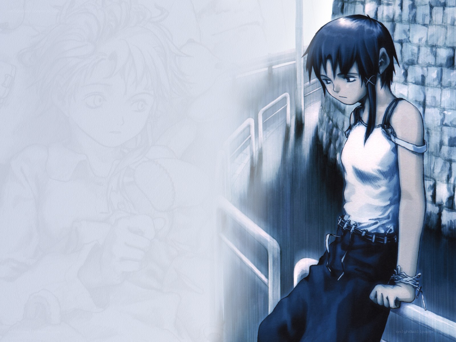 Anime girl with chains