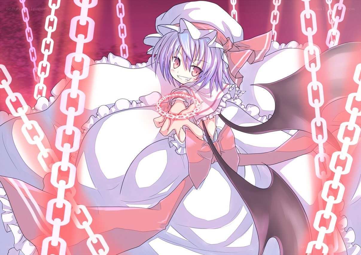 anime girl with chains