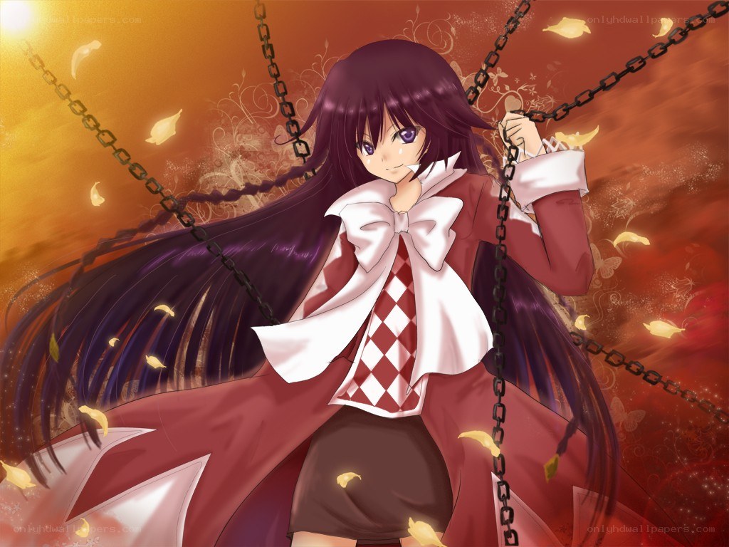 anime girl with chains