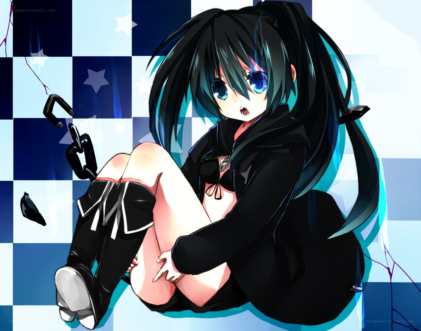 Anime girl with chains