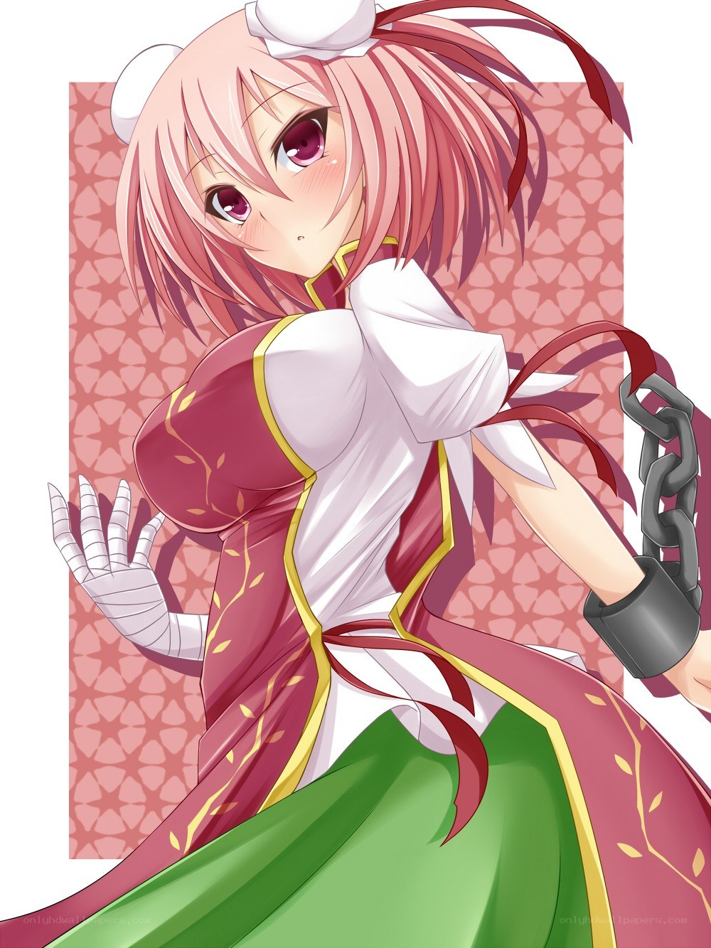 anime girl with chains