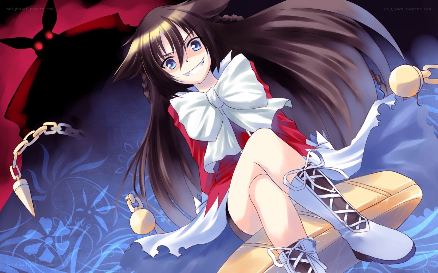 anime girl with chains
