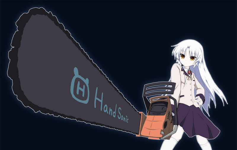 Anime girl with chainsaw