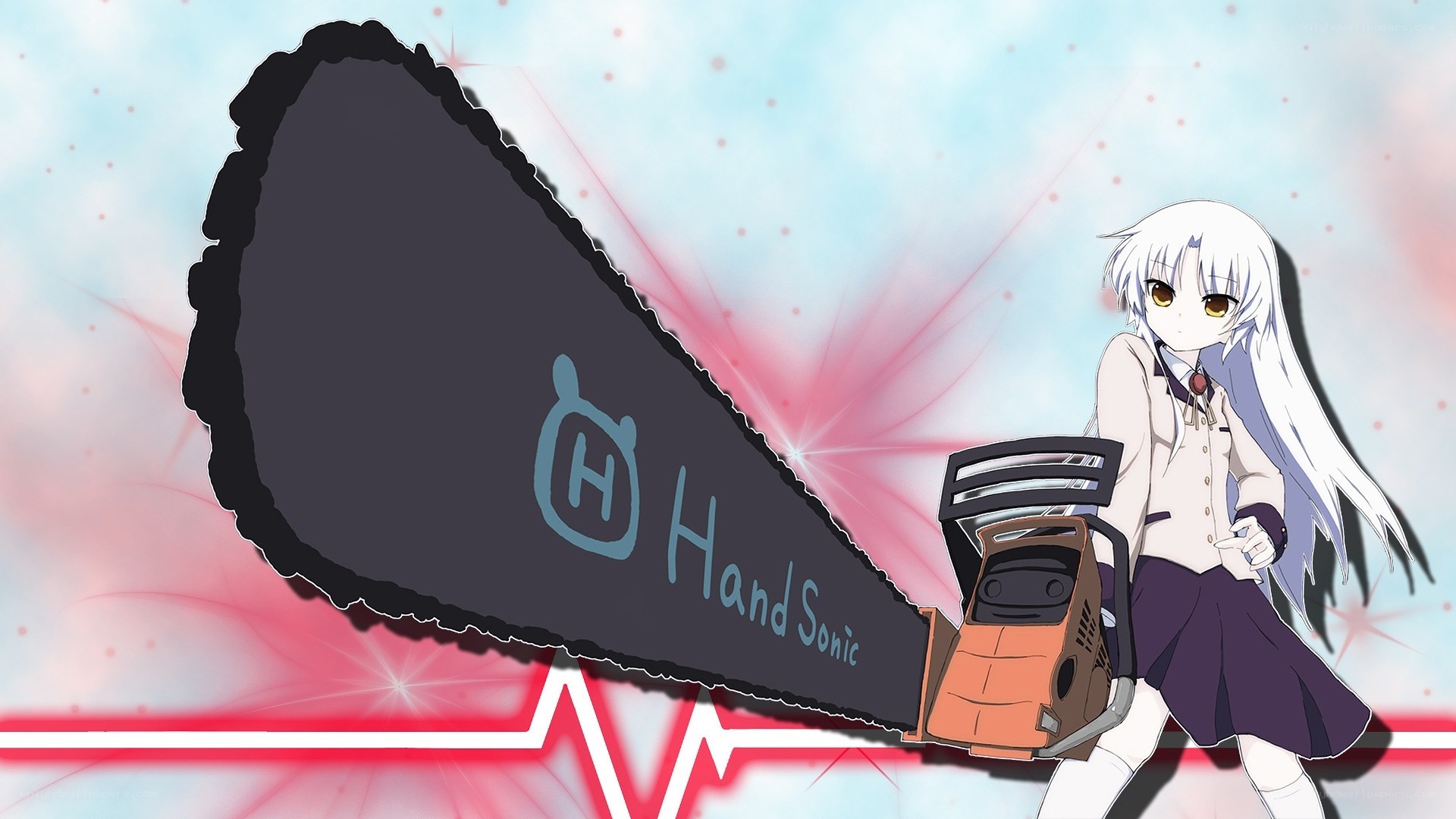 Anime girl with chainsaw