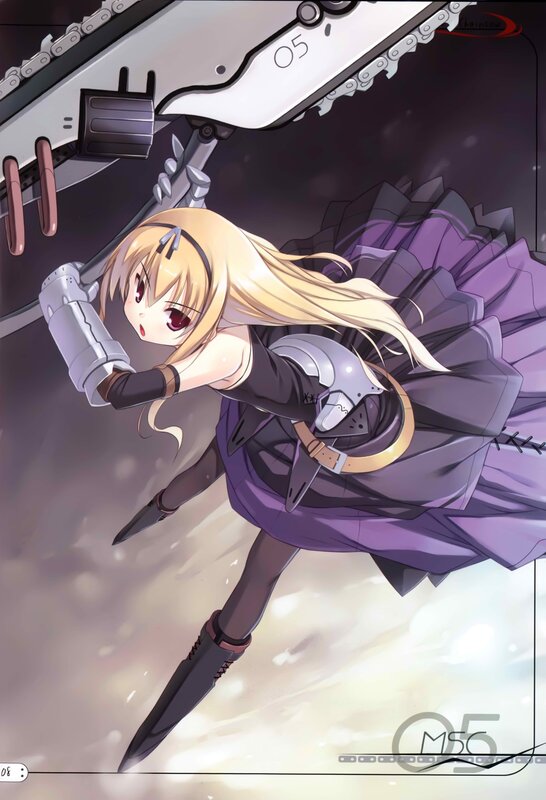 anime girl with chainsaw