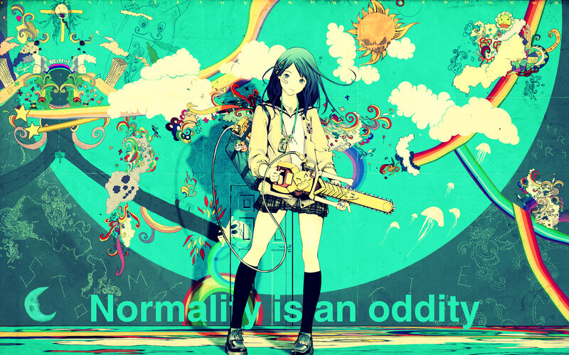Anime girl with chainsaw