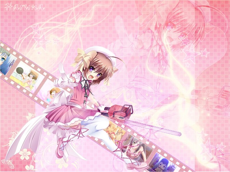 Anime girl with chainsaw