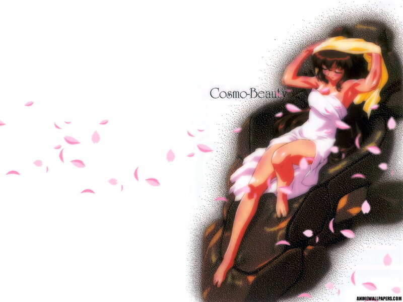 Anime girl with cherry blossoms