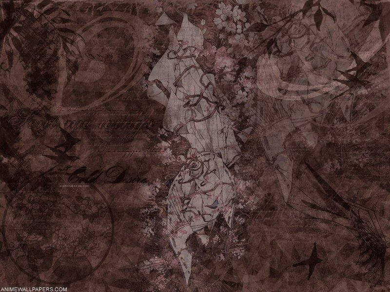 anime girl with cherry blossoms
