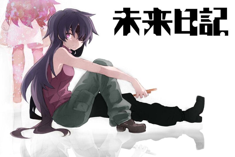 Anime girl with chopsticks