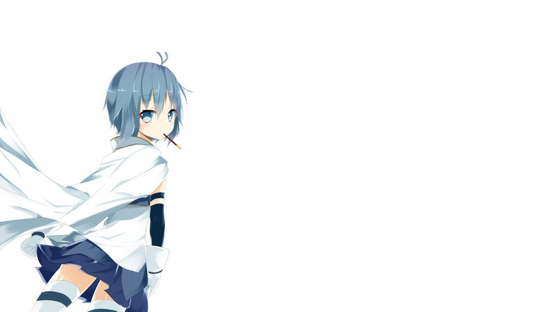 anime girl with chopsticks