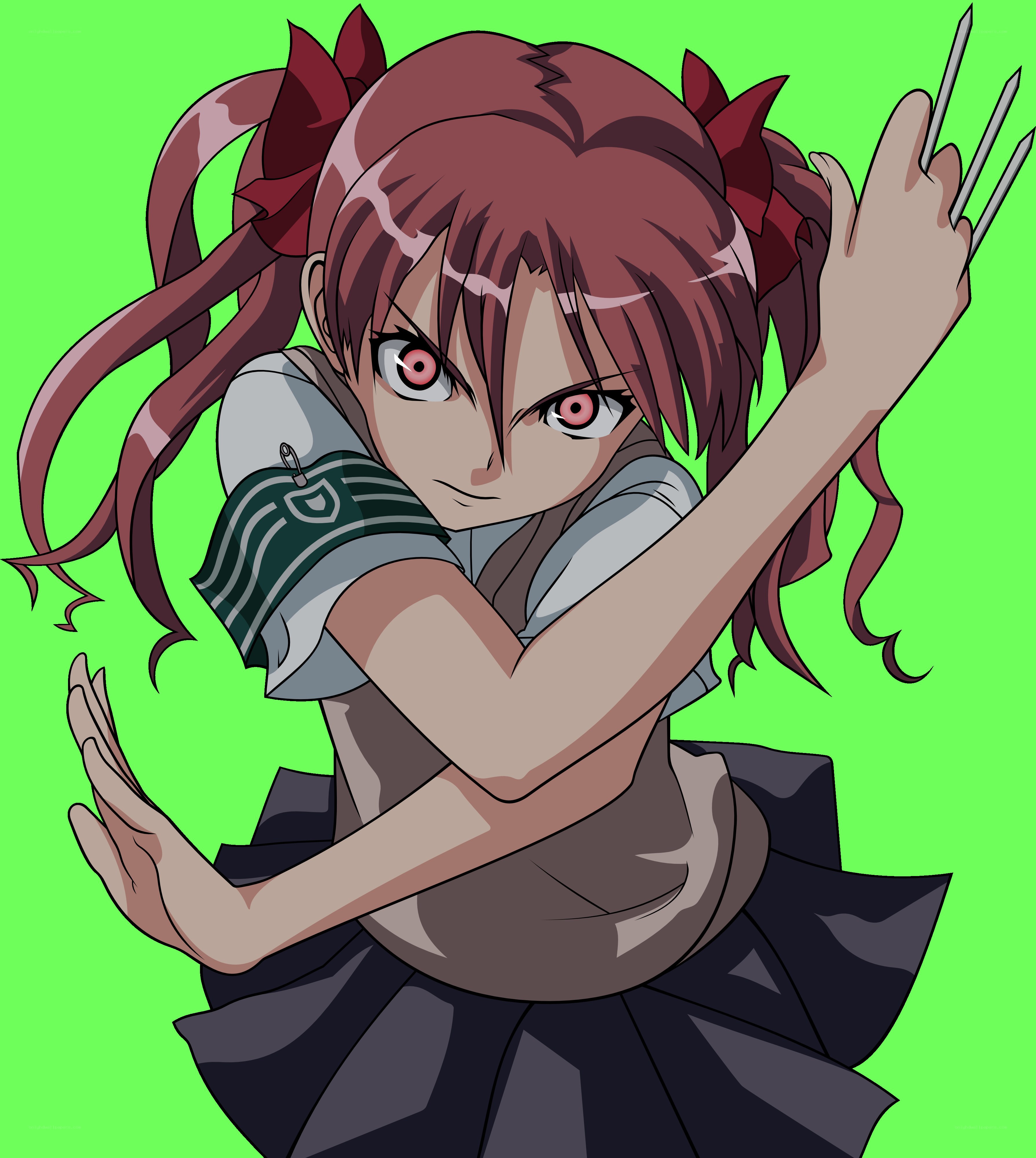 anime girl with claws