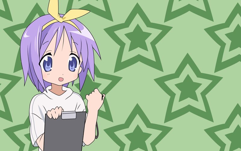 anime girl with clipboard