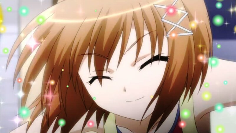 Anime Girl with Closed Eyes — Brown