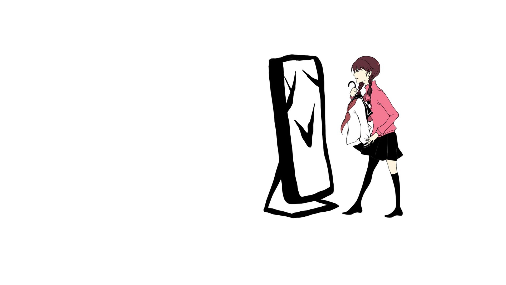 anime girl with clothes