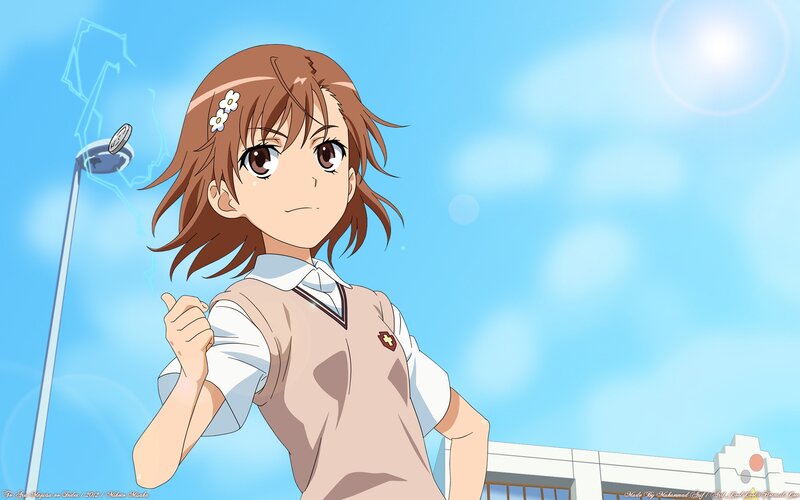 anime girl with coin
