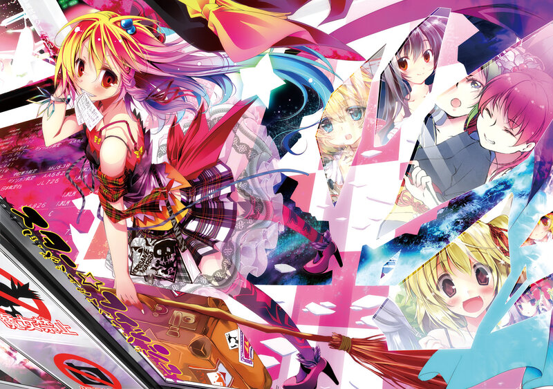 Anime Girl with Colorful Hair — Pink