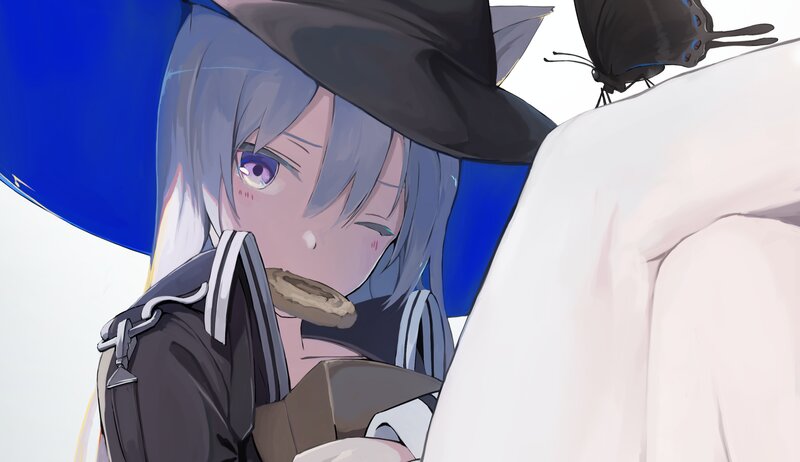 Anime Girl with Cookie