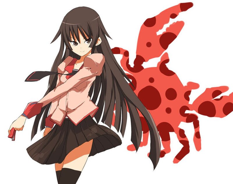 Anime Girl with Crab