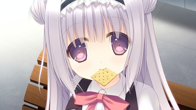 Anime Girl with Cracker