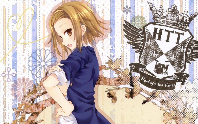 anime girl with crest