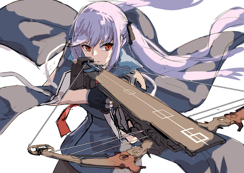 Anime Girl with Crossbow