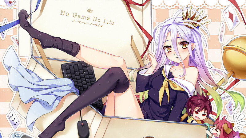 Anime Girl with Crown — Purple, Playful, Cards