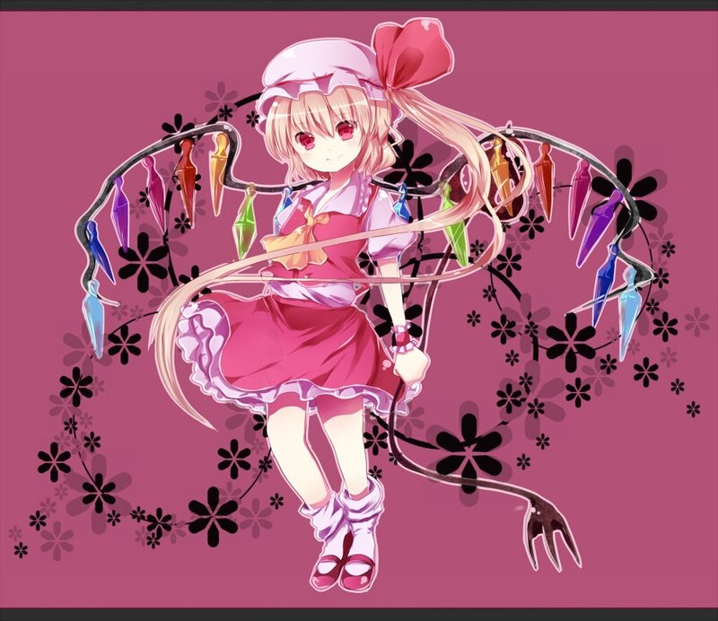 anime girl with crystal staff