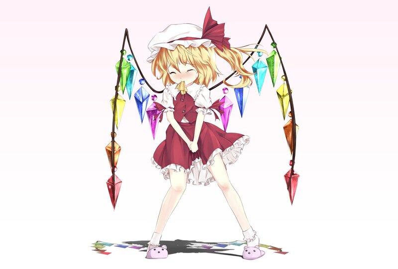 anime girl with crystal staff