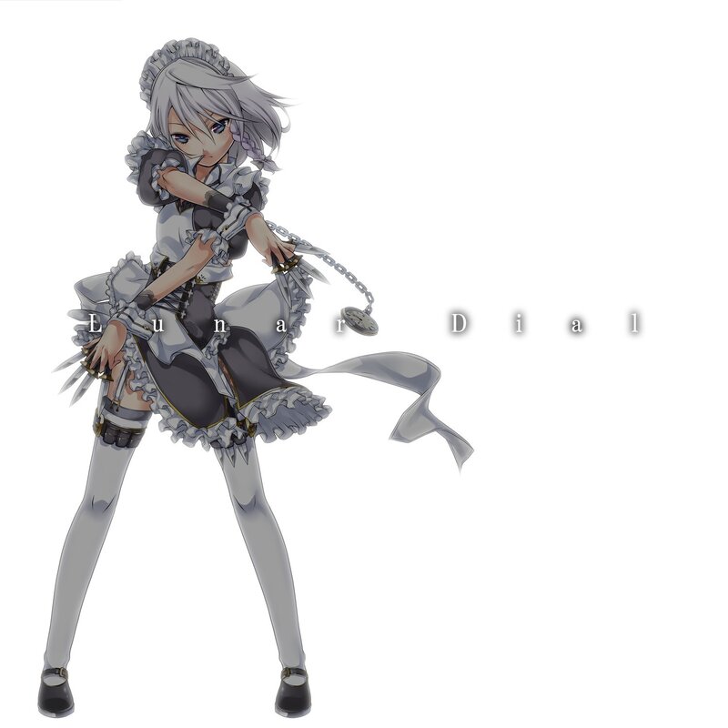 Anime girl with daggers