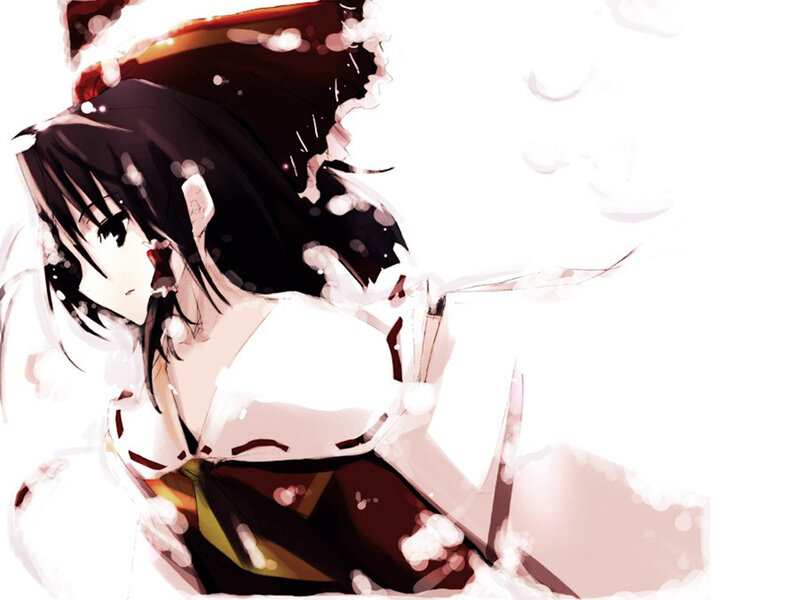 anime girl with dark hair